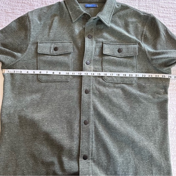 Apt. 9 Men's Dark Green Shirt Jacket - Picture 8 of 9